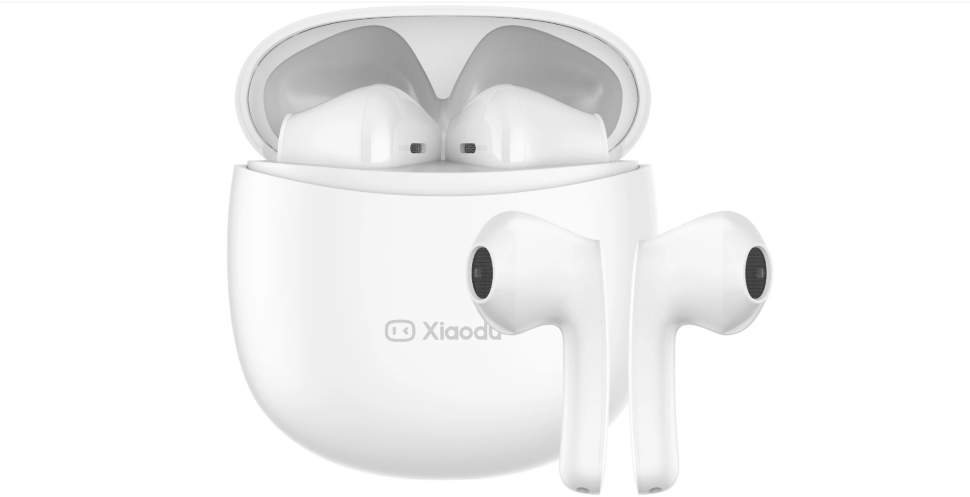 Умные беспроводные Bluetooth наушники-полувкладыши Xiaodu S1, запись голоса