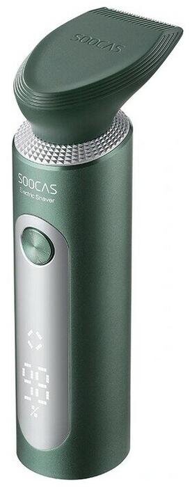 Электробритва Soocas S5 Dark Green(4 насадки, чехол, подарочная упаковка)