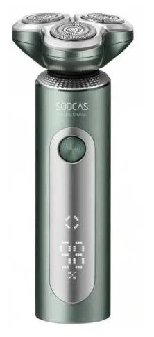 Электробритва Soocas S5 Dark Green(4 насадки, чехол, подарочная упаковка)