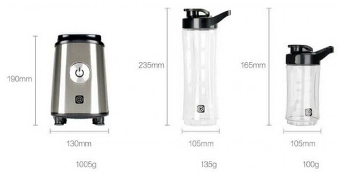 Стационарный блендер Xiaomi Circle Kitchen CD-BL01, серебристый
