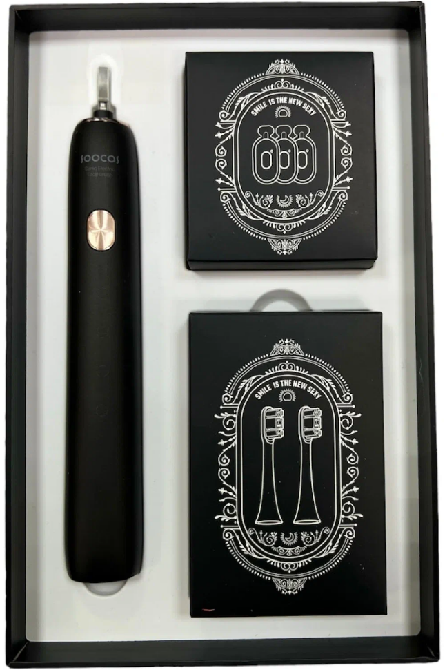 Электрическая зубная щетка Soocas Sonic Electric Toothbrush X3U Set Freshen Your Breath (Black)