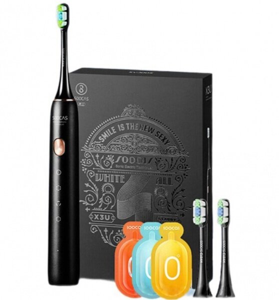 Электрическая зубная щетка Soocas Sonic Electric Toothbrush X3U Set Freshen Your Breath (Black)
