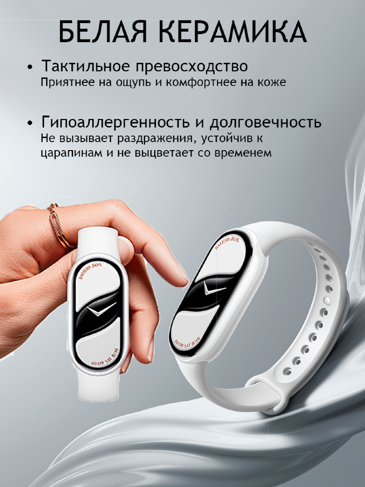 Фитнес-браслет Xiaomi Smart Band 10 EU Ceramic edition