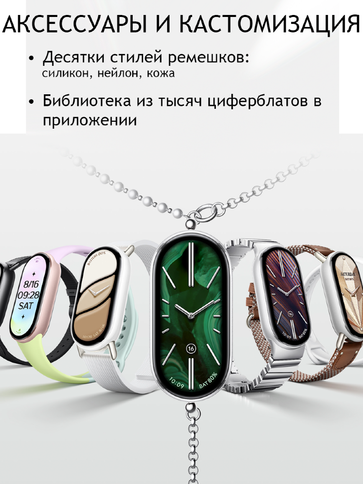 Фитнес-браслет Xiaomi Smart Band 10 EU Ceramic edition