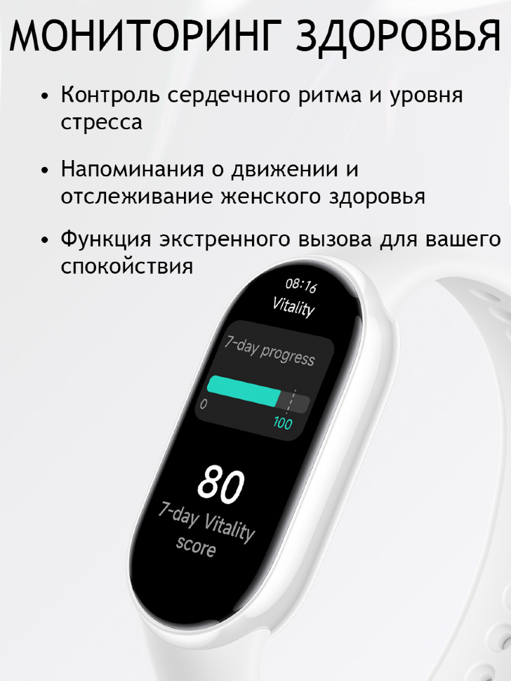 Фитнес-браслет Xiaomi Smart Band 10 EU Ceramic edition