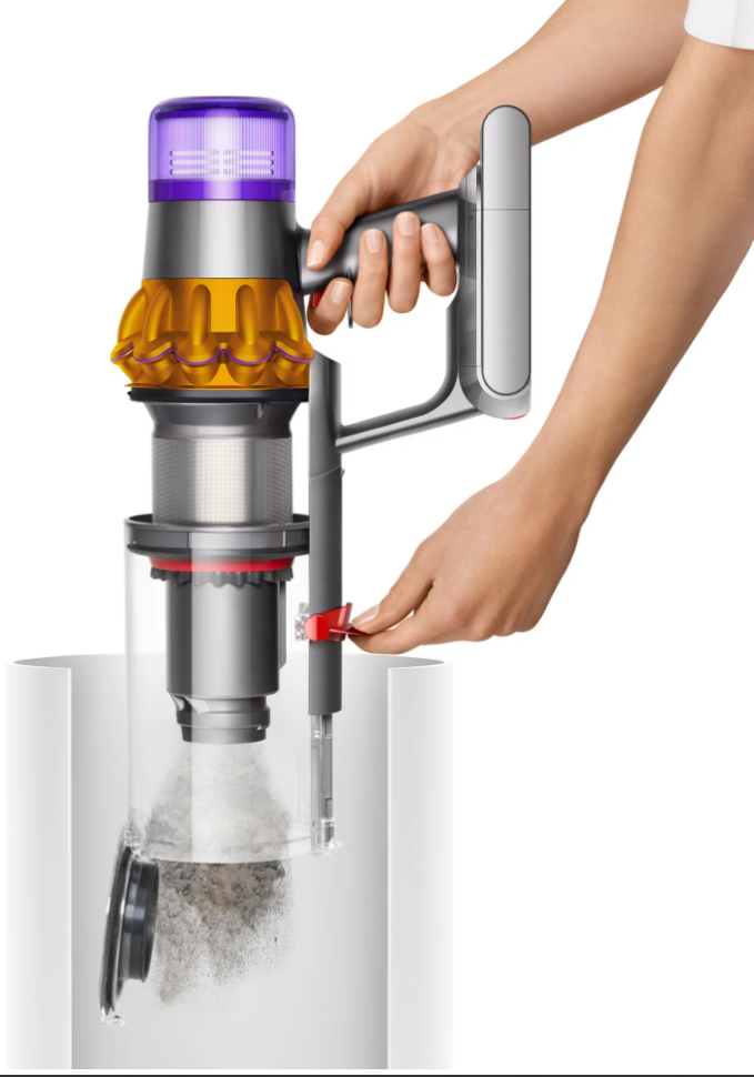 Пылесос Dyson V15 Detect absolute (SV22) UK, yellow/nickel