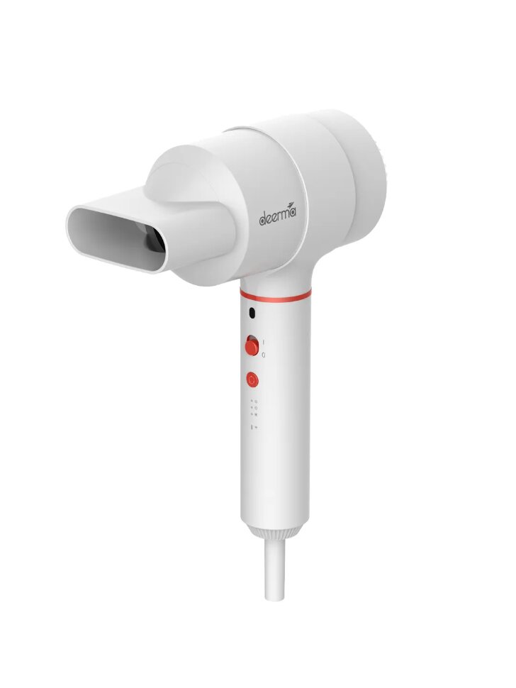 Фен для волос DEERMA DEM-CF30W, Белый, с диффузором и концентратором